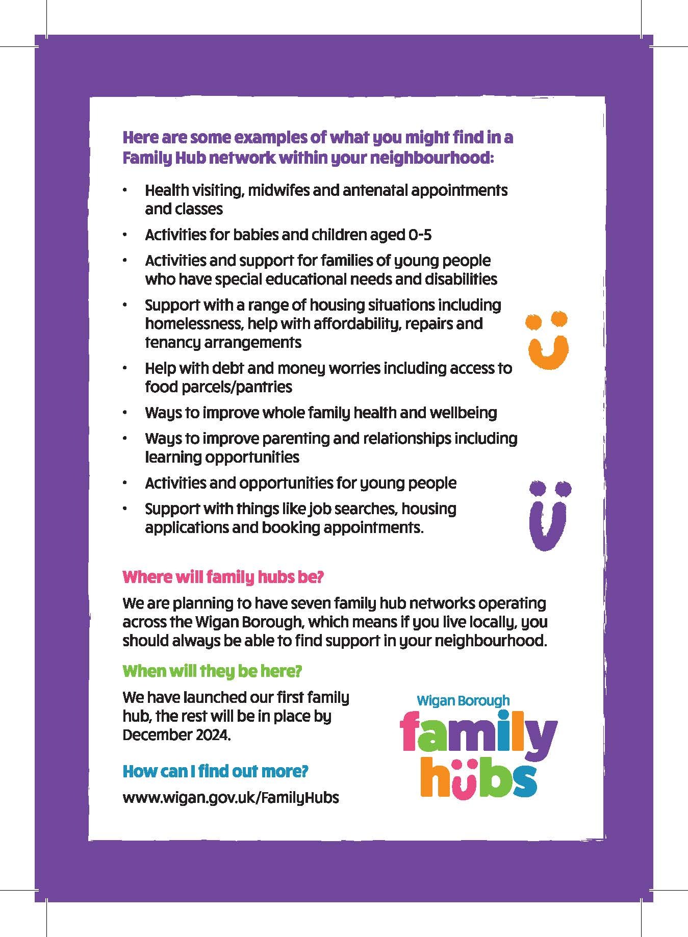 PRINT PWU A5 general flyer Family Hubs (002) Page 2